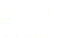 Find us at: Moreson Market Barrydale Van Riebeek Street Barrydale 6750 Saturdays 10am until 2pm